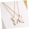 COLLBATH Butterflies Friendship Necklaces Friend Neck Chain Pair for 2