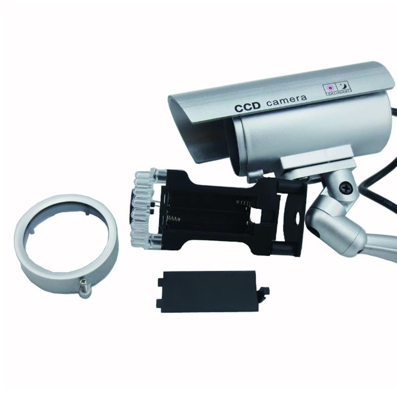 Yuarisx Dummy Security Camera Bullet Fake Indoor Outdoor CCTV Surveillance
