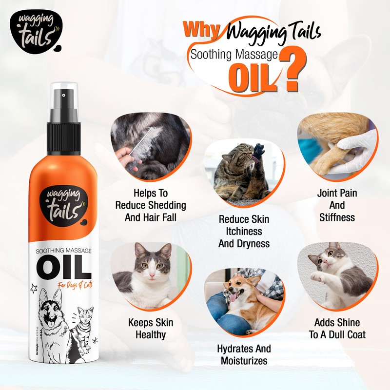 Wagging Tails 6-in-1 Soothing Oil - 6.76 fl oz for