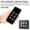 Car Universal 6P Membrane Control Switch Panel with Backlight Module