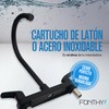 Mezcladora para Fregadero Palancas 8" Entre Orificios | Acero Inoxidable