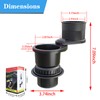 Upgraded Car Cup Holder Expander Adjustable Base & Expander for