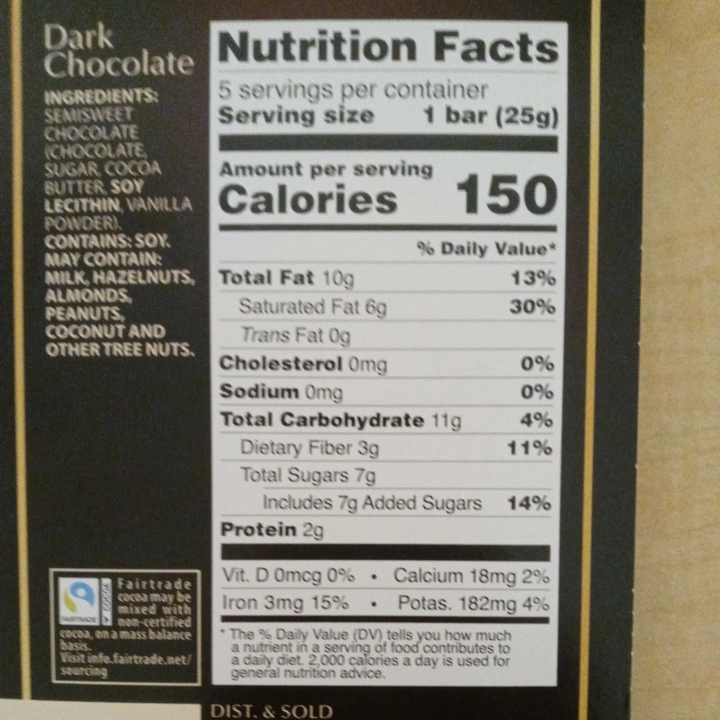 moser roth Dark chocolate bars 70% Cocoa