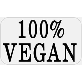 It's A Great Day to Be Vegan - 25 Stickers Pack 2.25 x 1.25 inches