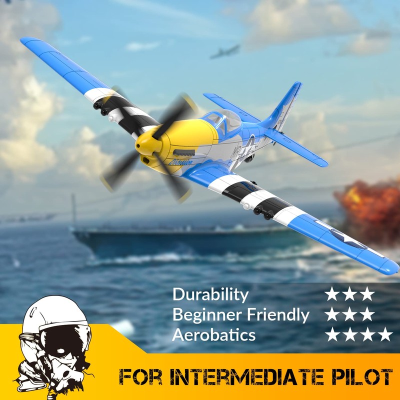 VOLANTEXRC RC Plane 2.4Ghz 4CH RC Airplane Ready to Fly