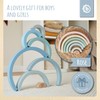 Bieco | rainbow stacker | rainbow toy | wooden rainbow