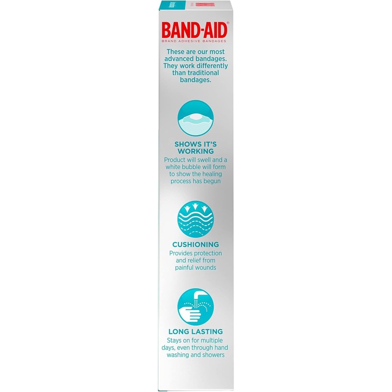 Band-Aid Hydro Seal, 6 Large Bandages Per Box (Pack of