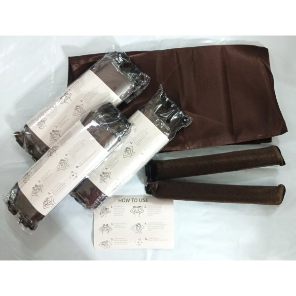 Unbranded Heatless overnight curling rods 8 Jumbo rollers, long lasting