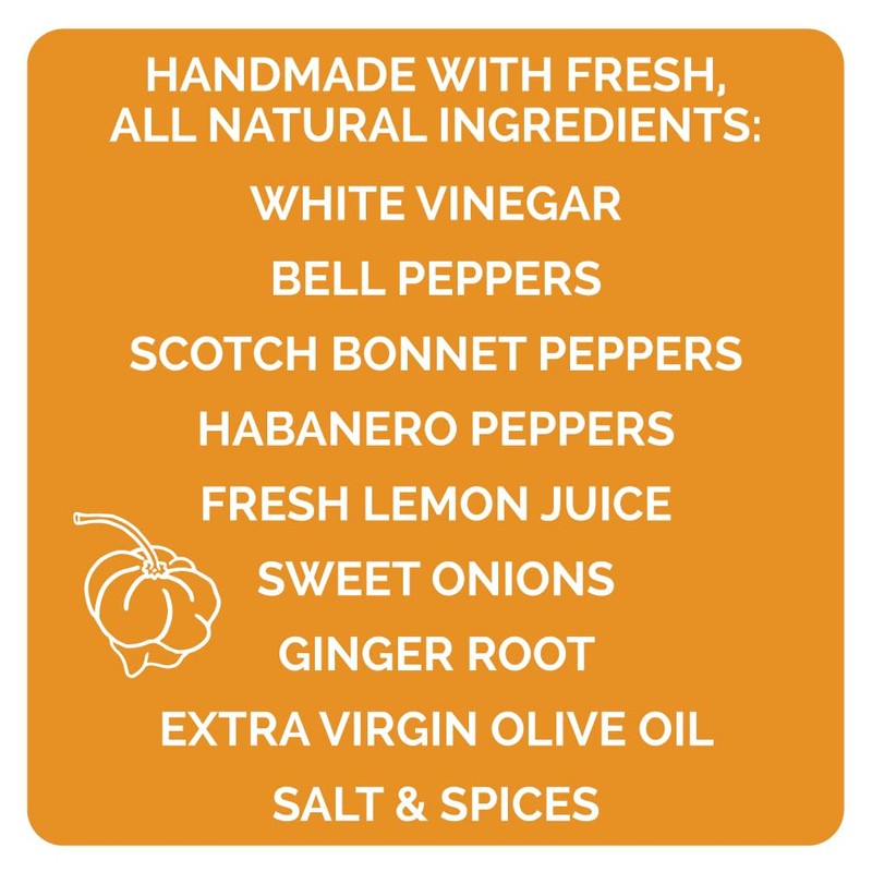 Queen Majesty Scotch Bonnet & Ginger Hot Sauce, 5 oz