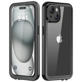 Comboproof for 15 Plus Waterproof Case,Waterproof Shockproof IP68 Full-Body Sturdy Case Built-in Screen Protector, Durable Underwater for Full Sealed 15 Plus Cover Clear