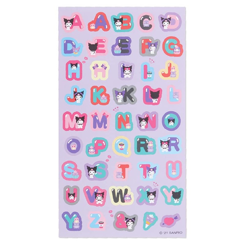 Sanrio 078182 Kuromi Volume Sticker Set