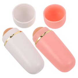 WOONEKY 2pcs Absorbing Roller for Face Care Deep Cleansing Volcanic Stone Roller Ball for Pore Refinement