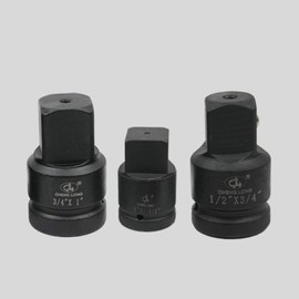 TopHomer 3/4" to 1", 1/2" to 3/4"Socket Head, Ratchet Socket Adapter Reducer Converter, Pneumatic Sleeve Adapter (3/4 to 1/2)