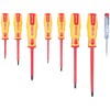 KS Tools 117.055 Ergo VDE PH/Slot Screwdriver Set (8 Pieces)