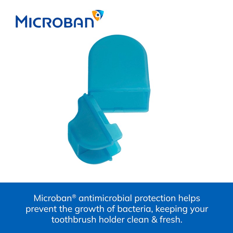 Sprayco Travel Toothbrush Head Cover Protector for Toothbrushes with Microban,