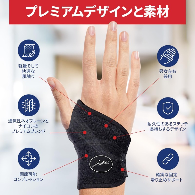 Dr. Arthritis Doctor Developed Wrist Support Articulating Wrist Protection [1