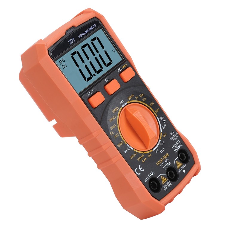 Digital Multimeter Multifunctional HD LCD Display Voltage Current Resistance Tester