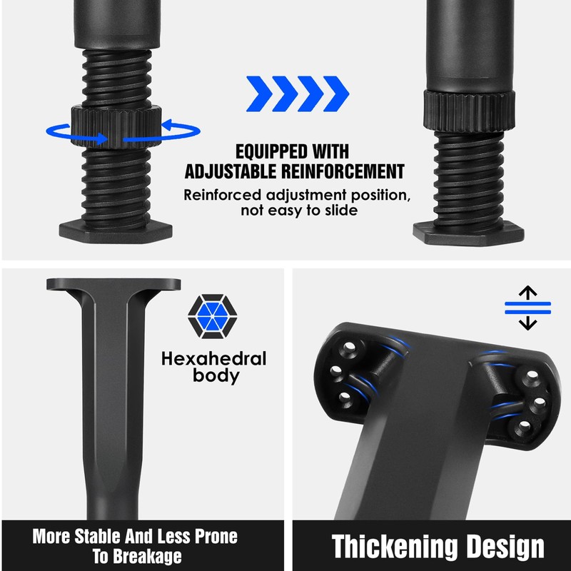 SKMYL Adjustable Height Center Bed Support Leg for Sagging Shelf,
