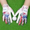 wosofe Golf Glove Women Ladies Pair Cool Leather Both Hand