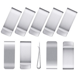 Metal Money Clip for Men, Silver B, Classic made of high-quality stainless steel
