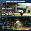 Lebenwell Solar Lights Outdoor, Motion Sensor Outdoor Solar Spotlights Waterproof,