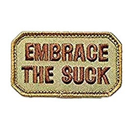 Morton Home Embrace The Suck Morale Patch (Gold)