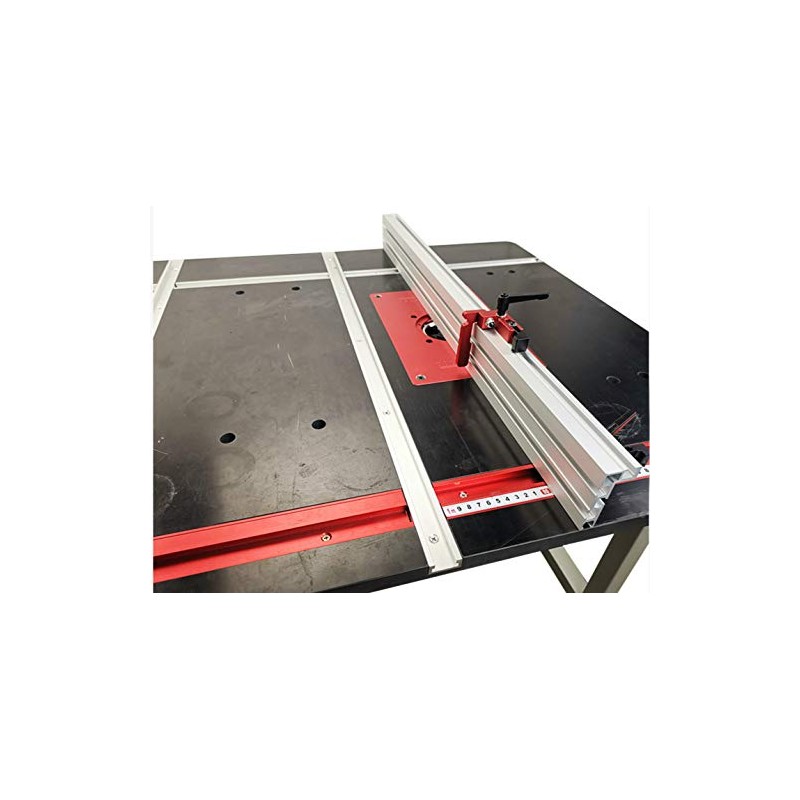 CarAngels Wood Shoot Dedicated Limiter, Red Miter Truck Positioning T-Track