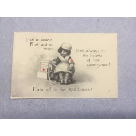 Vintage American Red Cross 3.5 X 5.5 Post Card