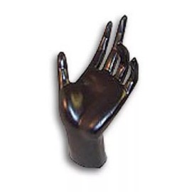 Unbranded/Generic Polystyrene Jewelry Necklace Ring Bracelet Bangle Watch Hand Display Black