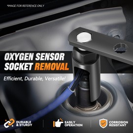 Auto Dynasty 7PCS Oxygen Sensor Socket Removal Tool with Wrench, Oil Pressure Sensor Socket Set for Removing, Inspecting, Replacing, and Installing Oxygen Sensors
