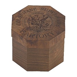 Sartory Kolofon, Kolophonium, in repräsentativer Holzdose, für Violine, Viola, Cello