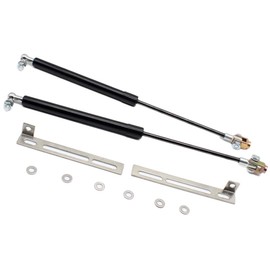 TSUBASA Lift Supports for Scion FR-S 2012-2016 for Toyota 86 for Subaru BRZ 2012-2018 Front Bonnet Hood Modify Carbon Fiber Gas Charged Shock Dampers Spring Struts Bar (2 PCS) (Normal Black)