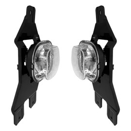 WILD BEAR Fog Lights Replacement for 1999-2004 Ford F250 F350 F450 F550(Super Duty), 2001-2004 Ford Excursion Fog Lamps with H10 12V 42W Halogen Bulbs