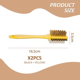 2 Pieces Of Shoe Cleaning Brush, Three-Sided Shoe Brush, Shoe Care Tools, Shoe Cleaning Tools, Shoe Accessories.
