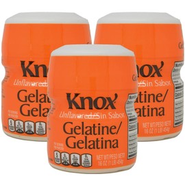 Unflavored Gelatin - 1 lb (Pack of 3)