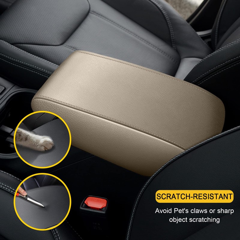 TTX LIGHTING Armrest Cover for Ford Explorer 2011-2019 Beige