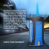 Colibri Daytona Windproof Butane Torch Lighter: Adjustable Flame, Refillable Single-Jet