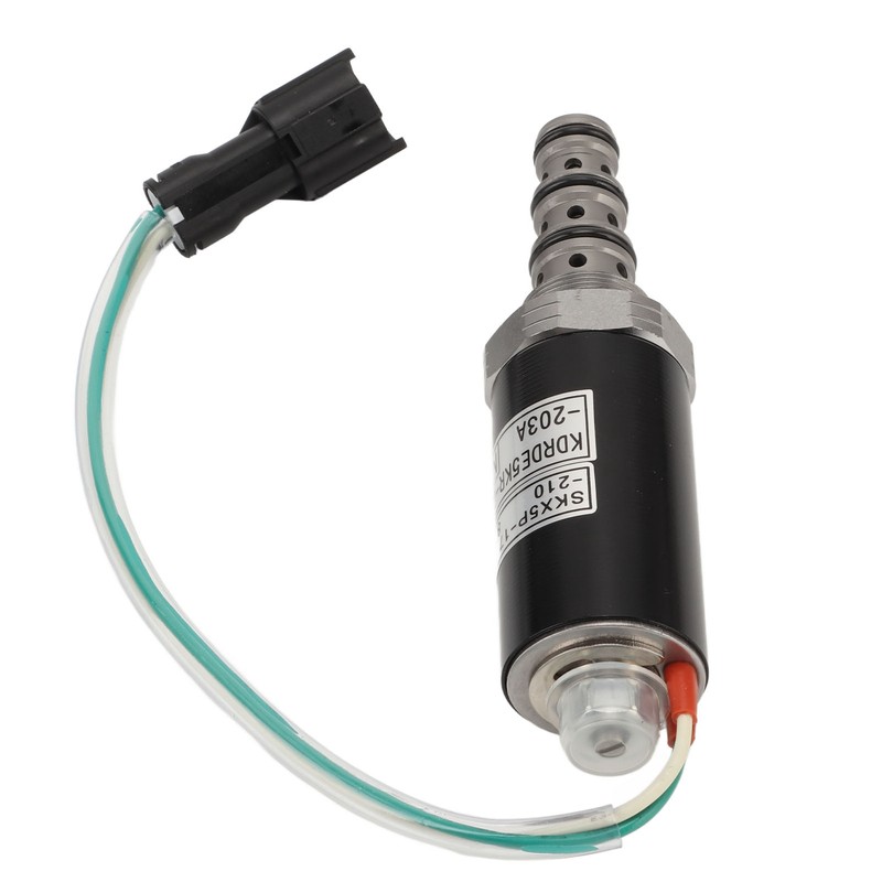 Alloy Steel Excavator Hydraulic Pump Solenoid Valve KDRDE5KR‑20/40C13‑203A for KOBELCO