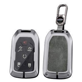 ontto Car Key Skin Fit for GMC Sierra 1500 2500HD 3500HD Yukon Acadia Terrain 2017-up Solid and Stylish Car Key Holder with Full Protection,Antiscratched Key Fob Case,Green