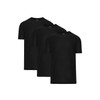 3 Pack, Men's Active Quick Dry Crew Neck T-Shirt, Black,