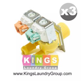 Wascomat 3PK 823554 for Wascomat Commercial Washer 2 Way Water Valve 240 V Coil
