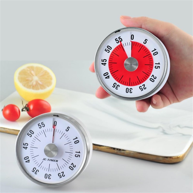 pftechnik Kitchen Timer Mechanical Reminder for Student Learning Special Children's