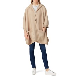 Great Jones Rent the Runway Pre-Loved Brown Hooded Sweater Coat, Beige, Medium