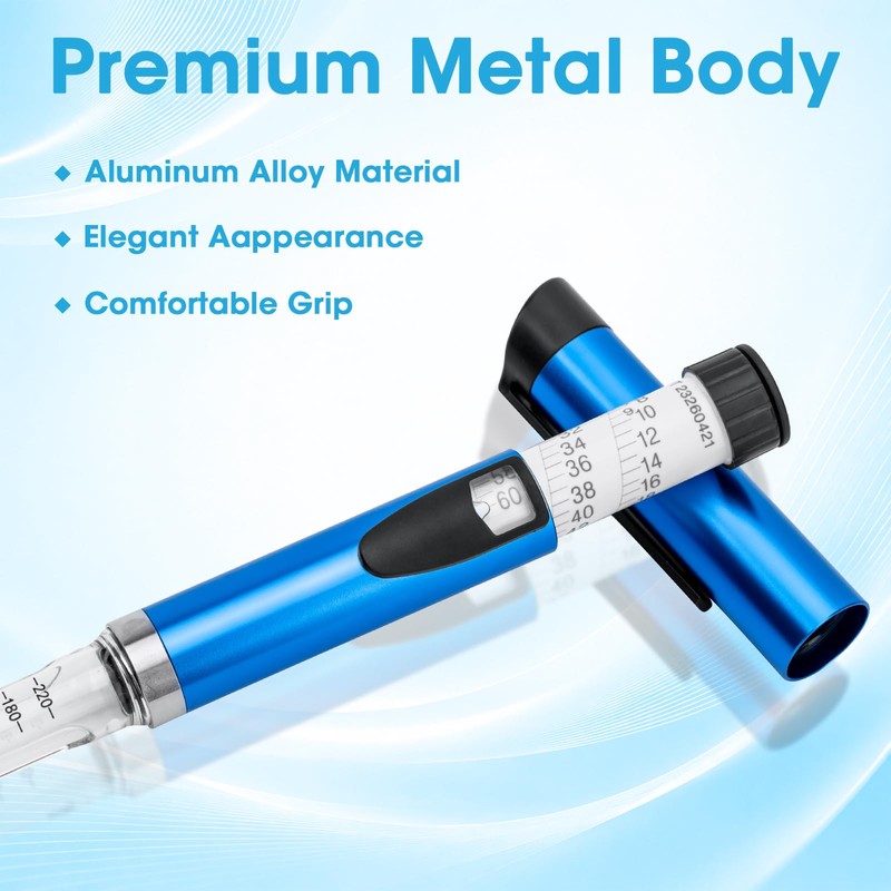 60 Unit Reusable Peptide Pen, V3 Pen Injector for 3ml