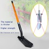 VNIMTI Trench Shovel for Digging, 4-Inch Trenching Shovel with Fiberglass