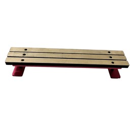 Pro Wood Fingerboard Park Bench 25.0 cm Street Mini Fingerskate Obstacle - Unassemble (Red)