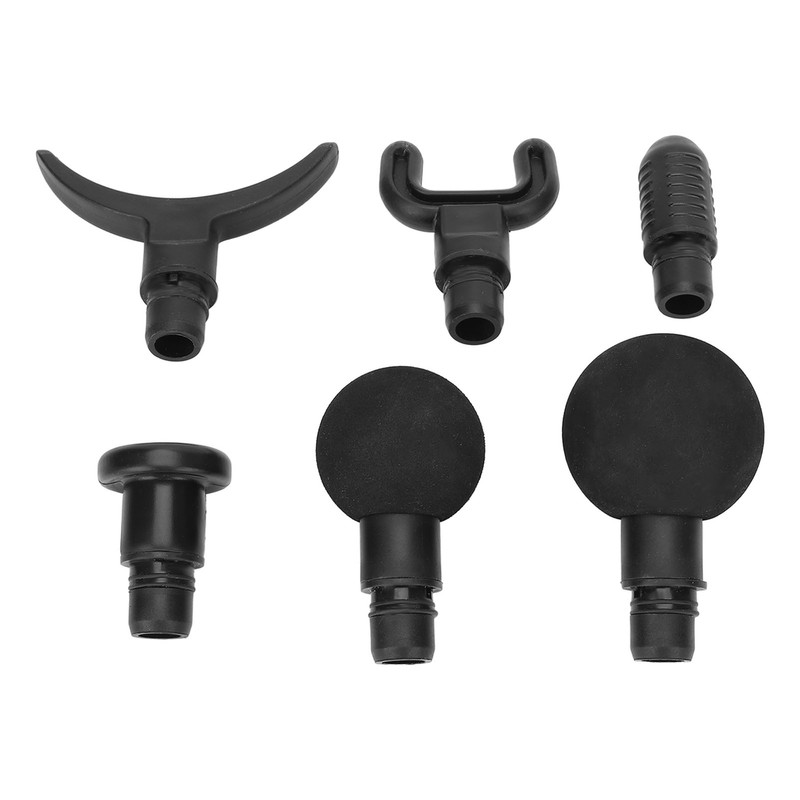 6pcs Deep Tissue Massager Head Set EVA Replaceable Head Attachment