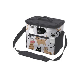 geckobrands Medium Cooler - Durable Polyester Insulated Cooler with 12 Can Capacity, Removable Hardliner, and Adjustable Strap