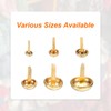 sourcing map 500pcs Brads Paper Fasteners, 8mm x 17mm Metal