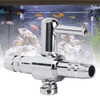 Tnfeeon 10pcs Aquarium Air Flow Control Valve Stainless Steel Aquarium